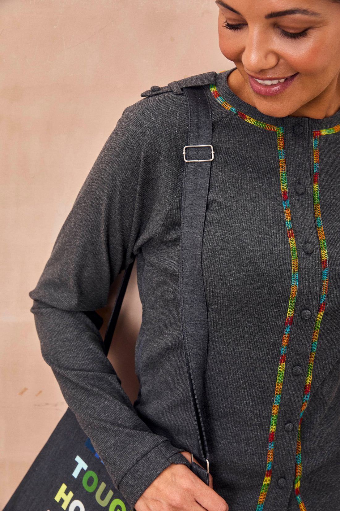 The Life Is Tough Ribbed Top