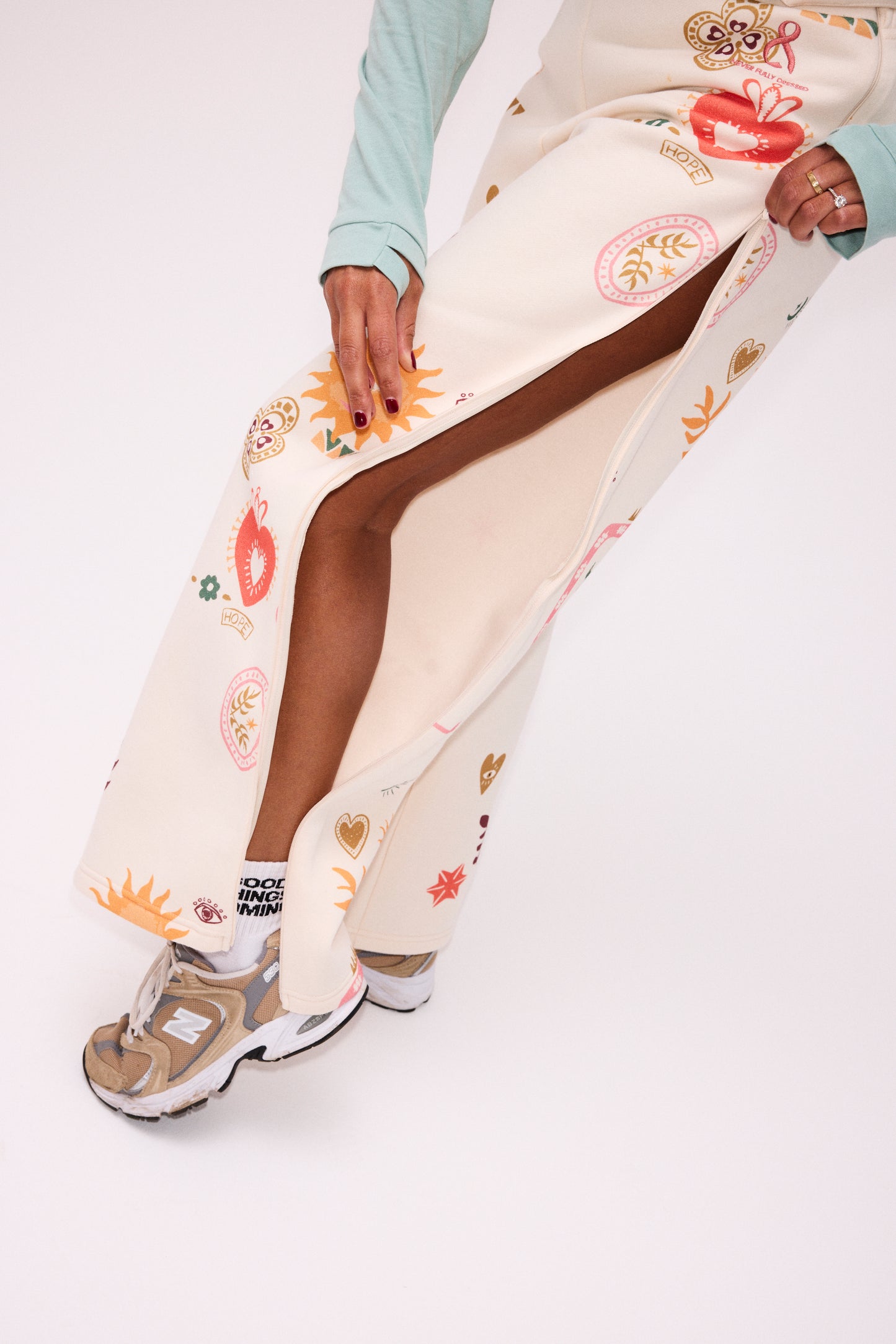 The Cream Sundazed Wide Leg Accessible Sweatpant