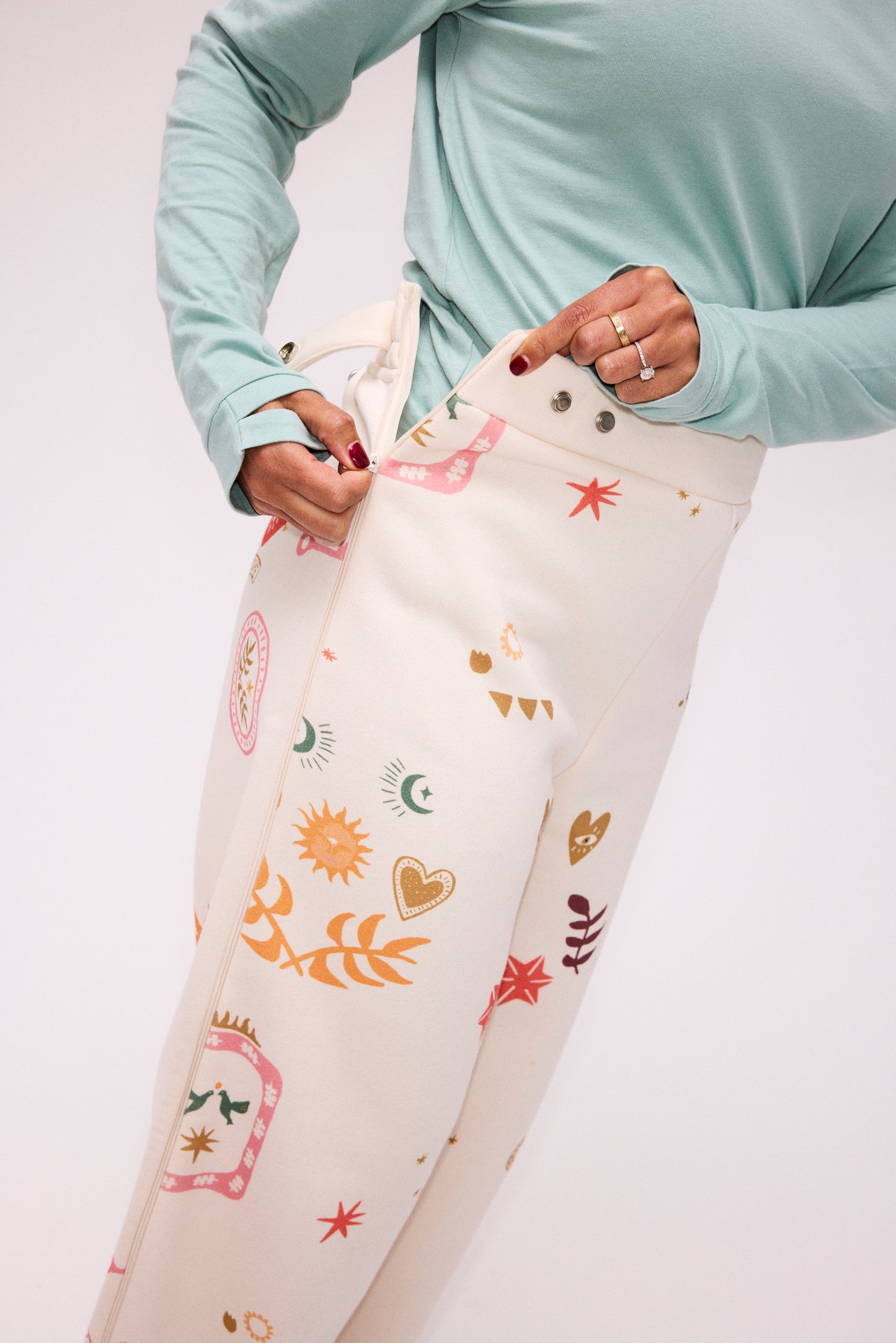 The Cream Sundazed Wide Leg Accessible Sweatpant