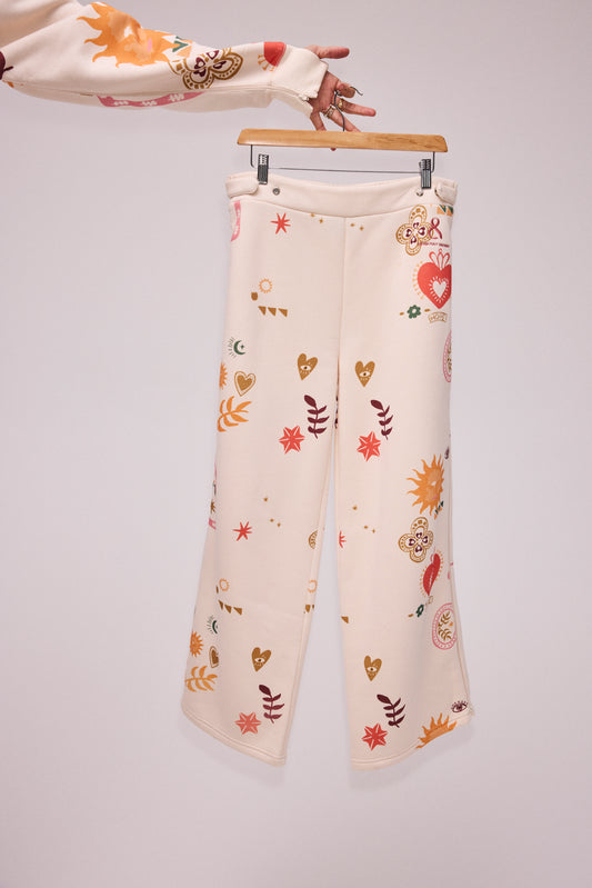 The Cream Sundazed Wide Leg Accessible Sweatpant